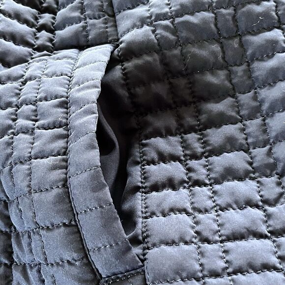 Norm Thompson Quilted Vest Snap Front Sleeveless Puffer‎ Blue Womens Size Large - Picture 4 of 10